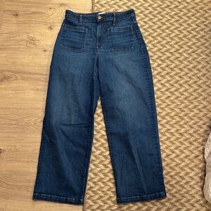 Madewell Curvy Emmett Wide Leg Jean